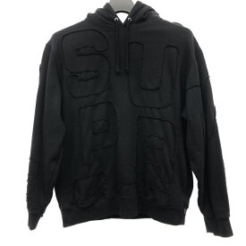 【中古】Supreme 20SS Cutout Letters Hooded Sweatshirt サイズM[66]