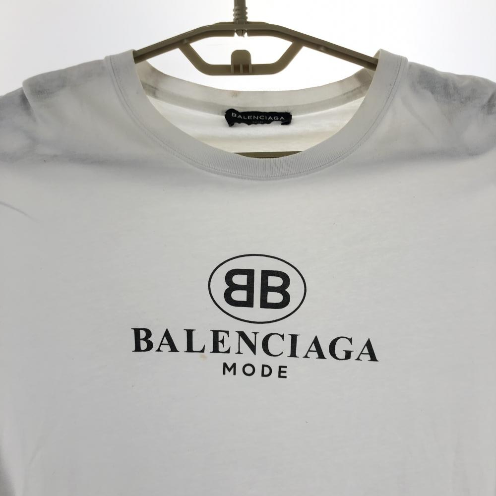 楽天市場】【中古】BALENCIAGA オーバーサイズBBロゴプリントTシャツ