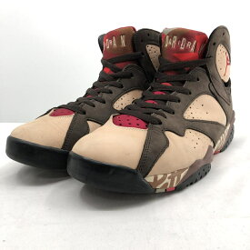 【中古】NIKE × Patta AIR JORDAN 7 RETRO Brown エアジョーダン7 ブラウン サイズ28cm AT3375-200 ナイキ×パタ[17]