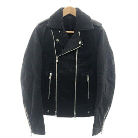 【中古】BALMAIN バルマン 16AW 裏ボアライダースジャケット サイズXS[24]