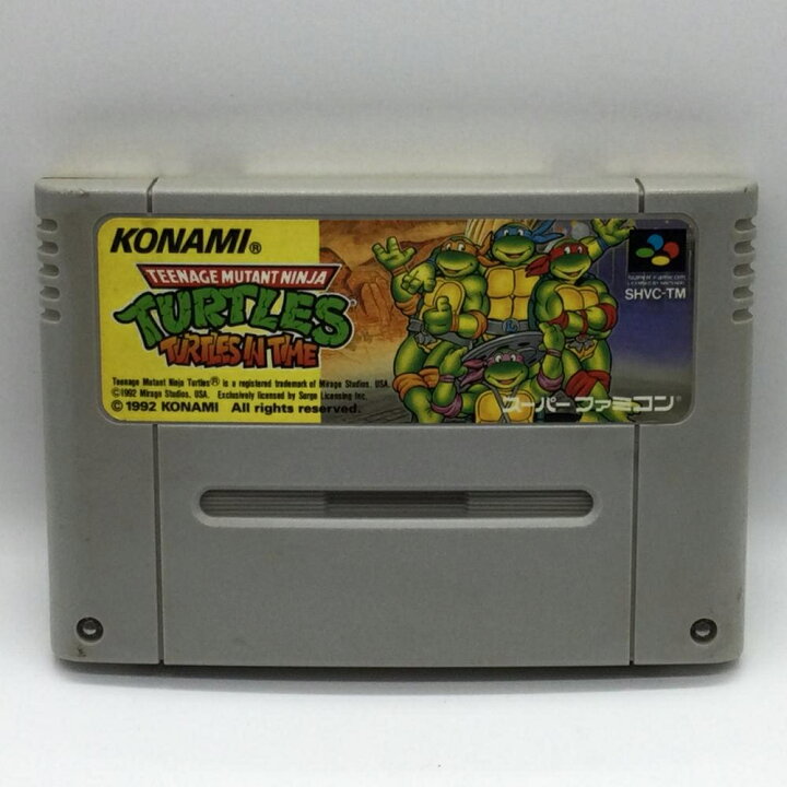 楽天市場】【中古】SFC）[動作確認済] ティーンエージ ミュータント 