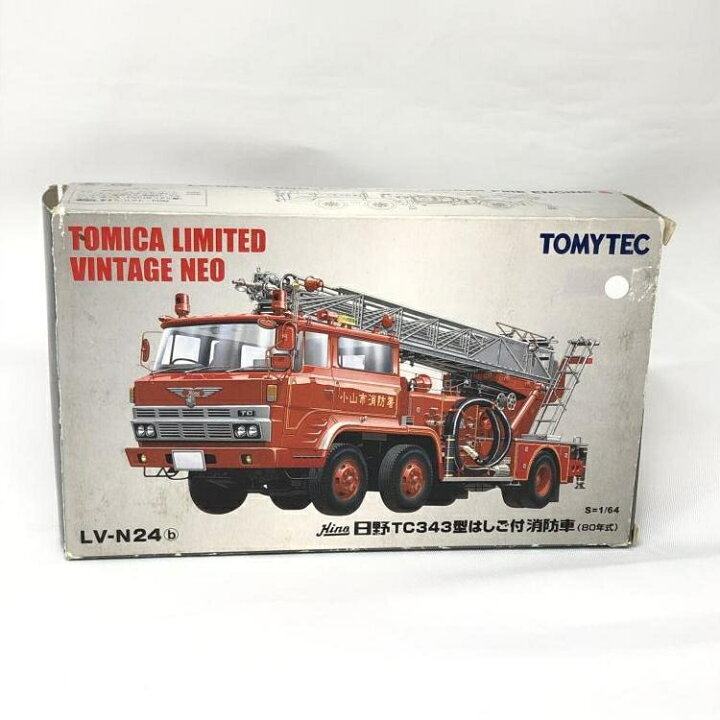 楽天市場】【中古】1/64 トミーテック TLV-N24b 日野 TC343型 はしご 