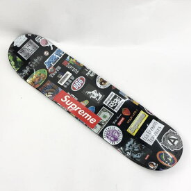 【中古】Supreme 21SS stickers skateboard Deck スケートボード ブラック シュプリーム[10]