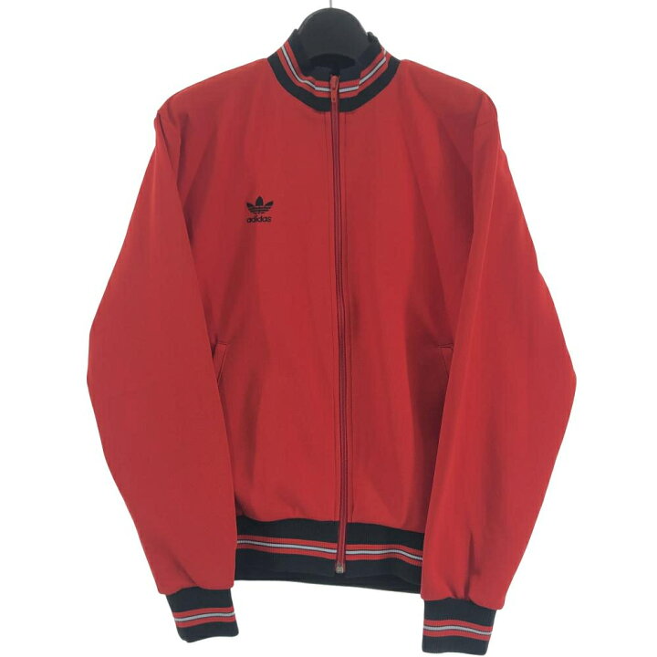 楽天市場】【中古】80s adidas トラックジャケット サイズM 赤黒 