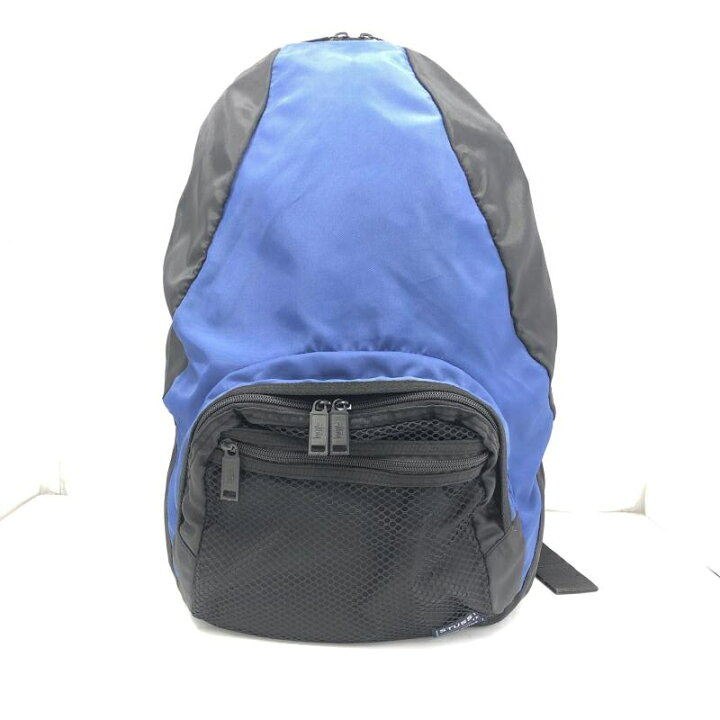 90s stussy ナイロン バックパック ネイビー 紺タグ（楽天市場】【中古 