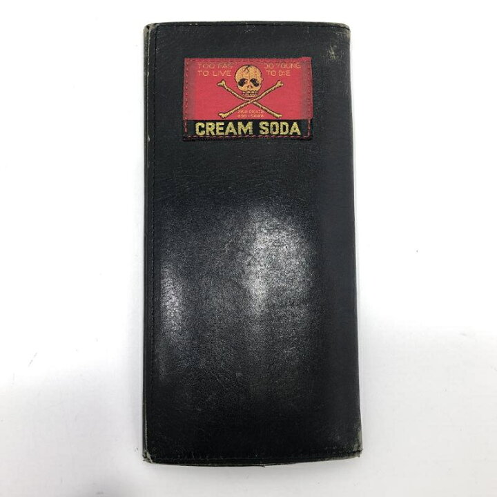 楽天市場】【中古】CREAM SODA 金タグ 長財布 ブラック クリームソーダ  
