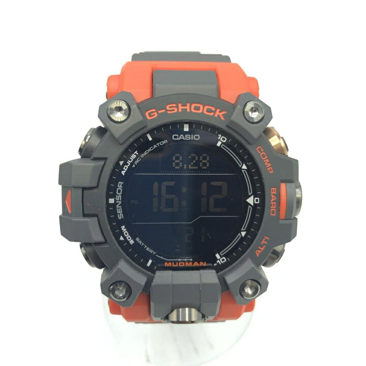 楽天市場】【中古】G-SHOCK MUDMAN GW-9500-1A4JF ブラック オレンジ 