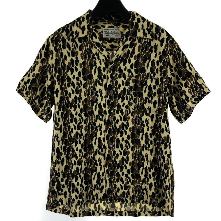 楽天市場】【中古】WACKO MARIA 19SS LEOPARD OPEN COLLAR SHIRRTS 