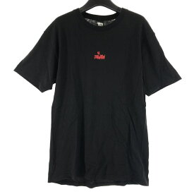 【中古】STUSSY × A BATHING APE 20周年コラボTシャツ サイズM ブラック ステューシー×アベイジングエイプ[17]