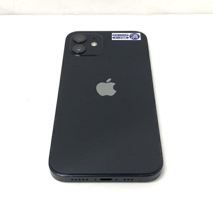 Apple iPhone 12 ブラック 本体のみ スマートフォン・携帯電話  