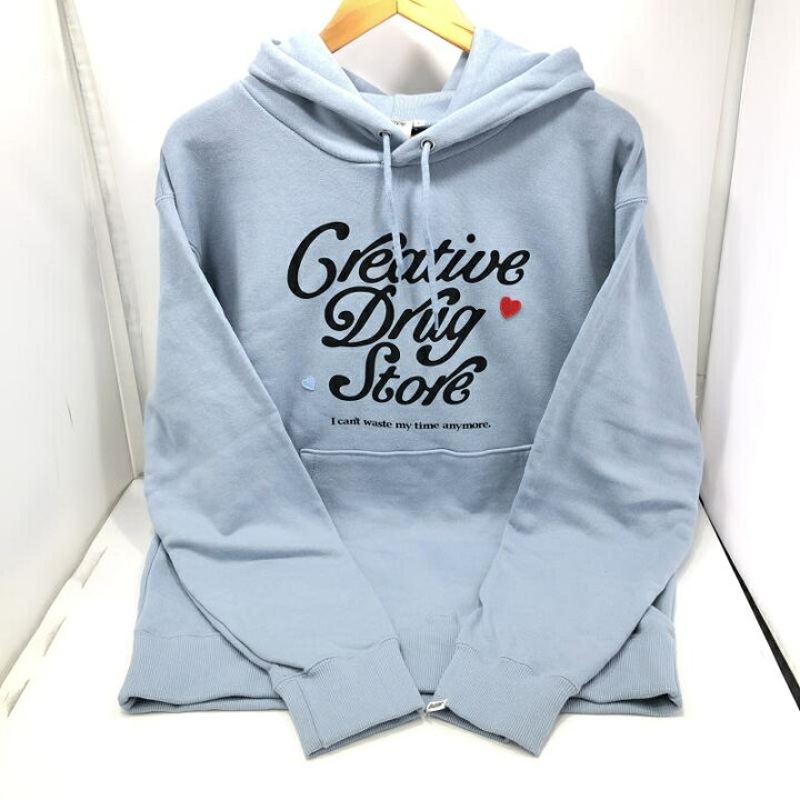 楽天市場】【中古】CREATIVE DRUG STORE×VERDY HOODIE サイズL ブルー  