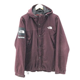 【中古】Supreme×THE NORTH FACE 12fw Mountain Shell Jacket バーガンディ M NP01250 △状態　シュプリーム[24]
