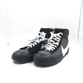 【中古】NIKE×OFF-WHITE BLAZER STUDIO MID ナイキ×オフホワイト グリムリーパー 28cm AA3832-001[24]