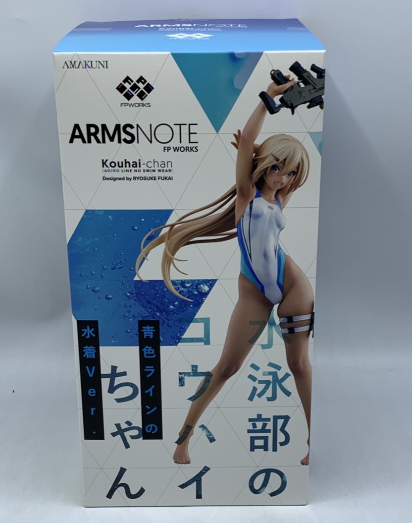 日本人気商品 AMAKUNI ARMS NOTE 水泳部のコウハイちゃん 青色ラインの