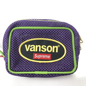 【中古】Supreme Vanson 22SS Leathers Cordura Mesh Wrist Bag シュプリーム バンソン[66]