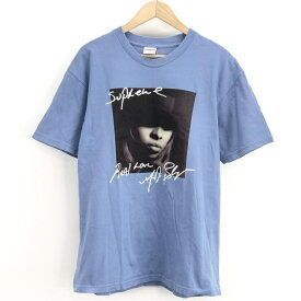 【中古】Supreme 19FW Mary J. Blige Tee Tシャツ M ブルー シュプリーム[10]