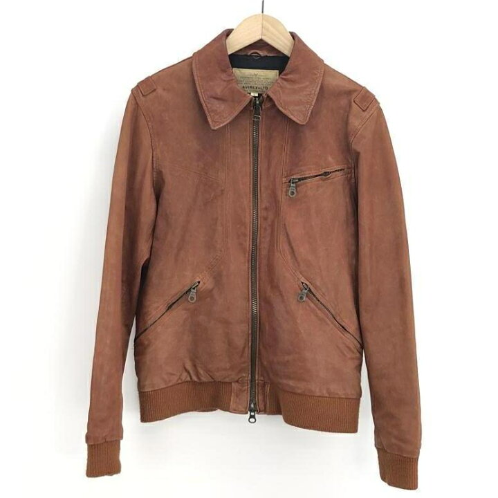 楽天市場】【中古】AVIREX レザージャケット L ブラウン 