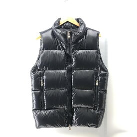 【中古】PYRENEX LOIC VEST ダウンベスト サイズL ブラック HMM007　ピレネックス ロイック べスト[24]