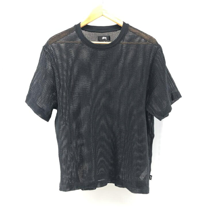 楽天市場】【中古】STUSSY 23ss Cotton Mesh S/S Crew Tee Black M 