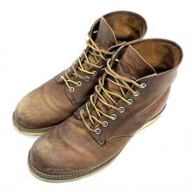 【中古】RED WING 11年製 9111 アイリッシュセッター プレーントゥ サイズ26cm ブラウン　レッドウィング[92]