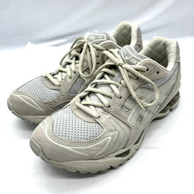 【中古】asics GEL-KAYANO 14 25.5cm　F450721　アシックス　ゲルカヤノ14 グレー[19]