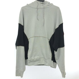 【中古】C.E WIDE RIB CUT HEAVY HOODY L CES22CS17　グレー　ブラック シーイー[66]