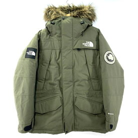 【中古】THE NORTH FACE アンティークティカパーカー XL ND92032 ノースフェイス ダウンジャケット グリーン[19]