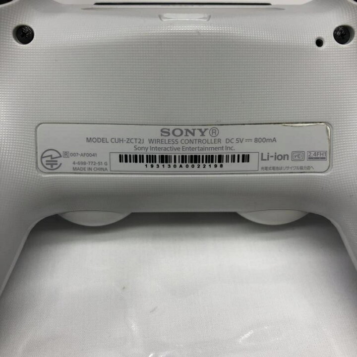 楽天市場】【中古】ｹﾞｰﾑOP）本体のみジャンク品)PS4コントローラー白  