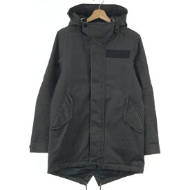 【中古】G-Star RAW BATT HOODED SHORT PARKA XS グレー ジースターロゥ[10]