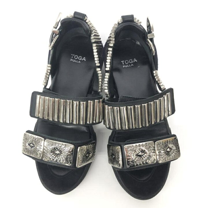 楽天市場】【中古】TOGA PULLA メタルスニーカーサンダル AJ664 36  