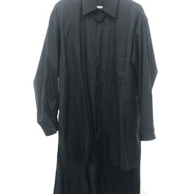 【中古】Yohji Yamamoto 18SS　Cupro Staff Shirt　HW-B08-212　ヨウジヤマモト[66]