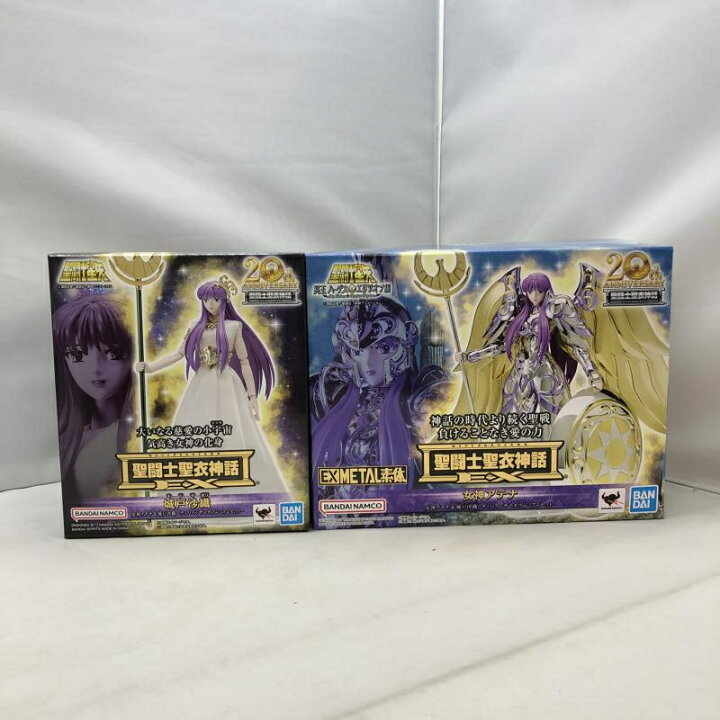 中古】バンダイ 聖闘士聖衣神話EX 女神アテナ＆城戸沙織 ディバイン 