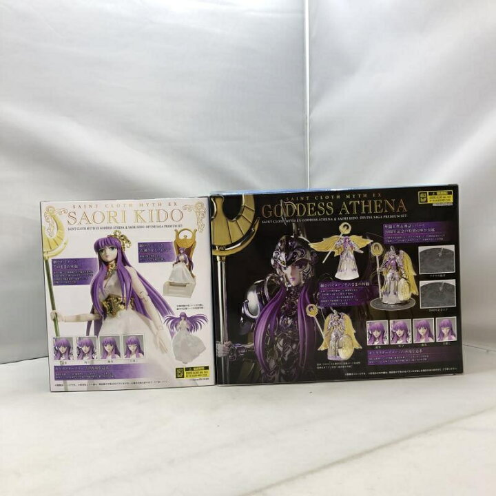 楽天市場】【中古】バンダイ 聖闘士聖衣神話EX 女神アテナ＆城戸沙織 