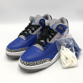 【中古】NIKE AIR JORDAN3 VARSITY ROYAL 27.5cm CT8532-400[10]