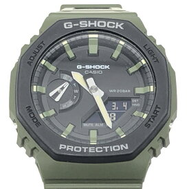 【中古】CASIO G-SHOCK GA-2110SU 腕時計 グリーン カシオ[10]