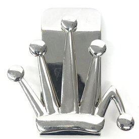 【中古】STUSSY stussy crown money clip　ステューシー　マネークリップ　シルバー クラウン[66]