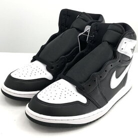 【中古】NIKE AIR JORDAN 1 RETRO HIGH OG Black White サイズ27.5cm DZ5485-010 ナイキ[17]