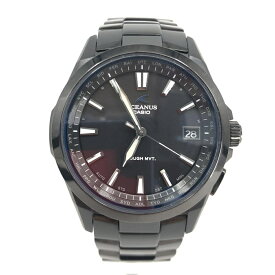 【中古】CASIO OCIANUS OCW-S100B-1AJF クォーツ 電波ソーラー ブラック カシオ[17]