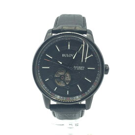 【中古】BULOVA 98A139 自動巻 ブラック　ブローバ[17]