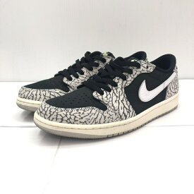 【中古】NIKE AIR JORDAN 1 Retro Low OG "Black Cement"　サイズ27.5cm ナイキ エアジョーダン CZ0790-001 [91]