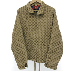 【中古】GUCCI　裏地シルク装飾GGジャガードブルゾン 568549 ZABXX 44　グッチ[66]