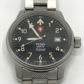 【中古】ZENO WATCH 自動巻き腕時計 腕時計 シルバー ゼノウォッチ[10]