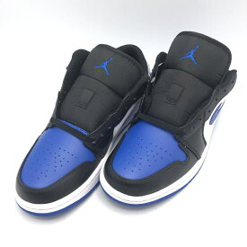 【中古】NIKE Air Jordan 1 Low "Black/White/Royal Blue" 26.0cm 553558-140[10]