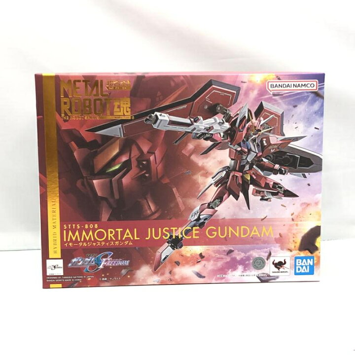 楽天市場】【中古】バンダイ METAL ROBOT魂 イモータルジャスティス 