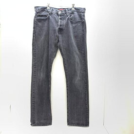 【中古】Supreme　Stone Washed Black Slim Jean　36　ブラック　シュプリーム[92]