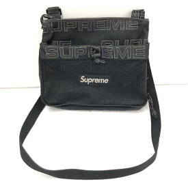 【中古】SUPREME サイドバッグ "Camo" ブラック シュプリーム[91]