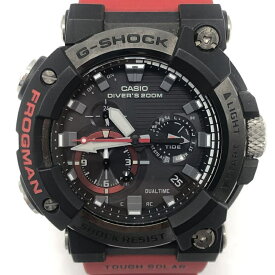 【中古】CASIO G-SHOCK FROGMAN GWF-A1000 腕時計 ブラック レッド カシオ ジーショック フロッグマン[10]