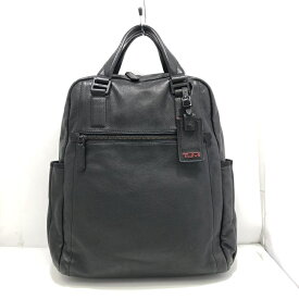 【中古】TUMI 68003DE レザーバックパック △状態考慮 トゥミ[24]