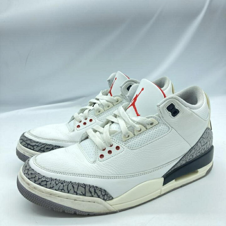 楽天市場】【中古】NIKE AIR JORDAN 3 RETRO WHITE CEMENT REIMAGINED 