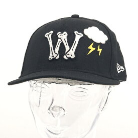 【中古】NEW ERA × JP THE WAVY サイズ7 5/8 ブラック つば裏汚れ有 ニューエラ ジェイピー ザ ウェイビー[17]